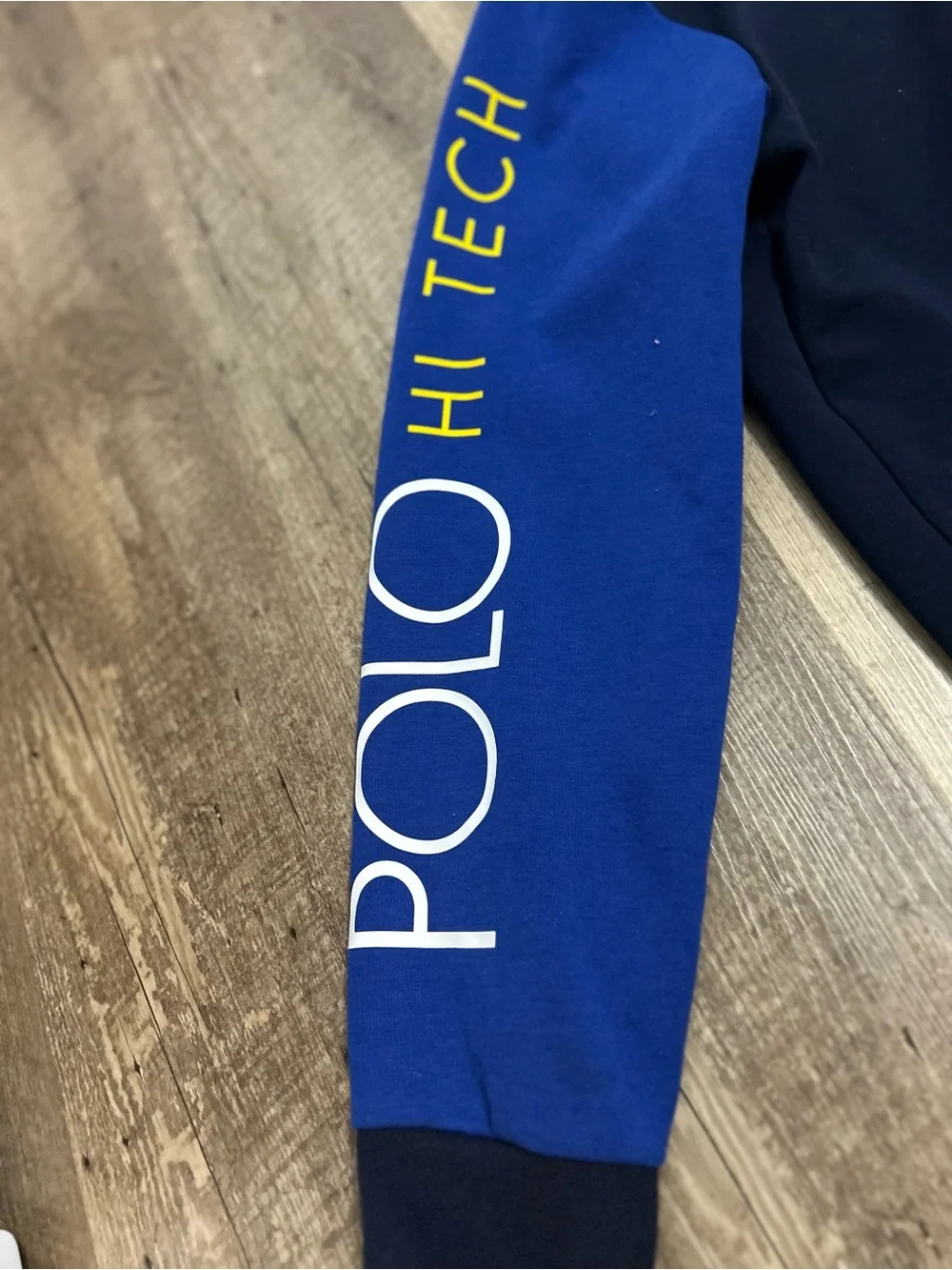 Polo by Ralph Lauren Multicolor Colorblock Hoodie - Navy/Yellow/Red/Blue/Green